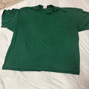 Hanes Men's Forest Green Short Sleeve Tee